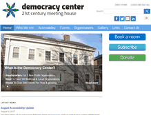 Tablet Screenshot of democracycenter.org